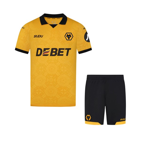 Camiseta Wolves 1ª Niño 2025/26
